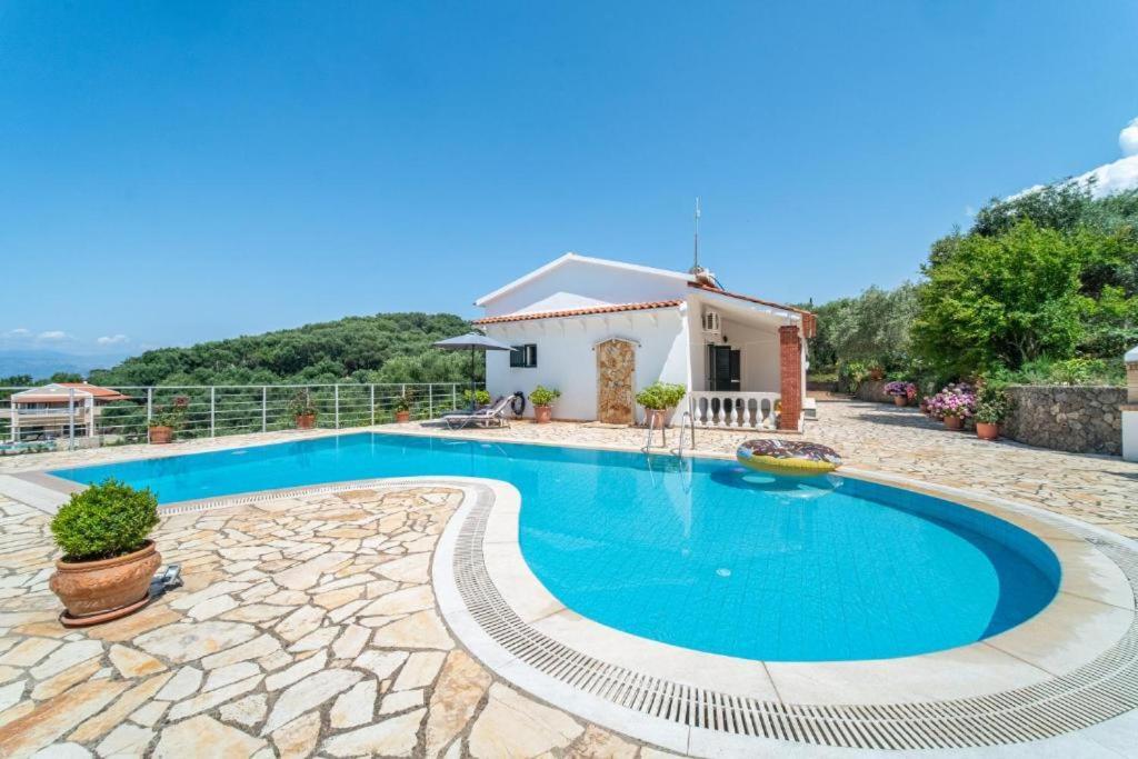 Villa Olive Grove And Sea View Agios Spyridon  المظهر الخارجي الصورة
