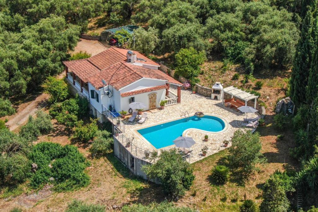 Villa Olive Grove And Sea View Agios Spyridon  المظهر الخارجي الصورة