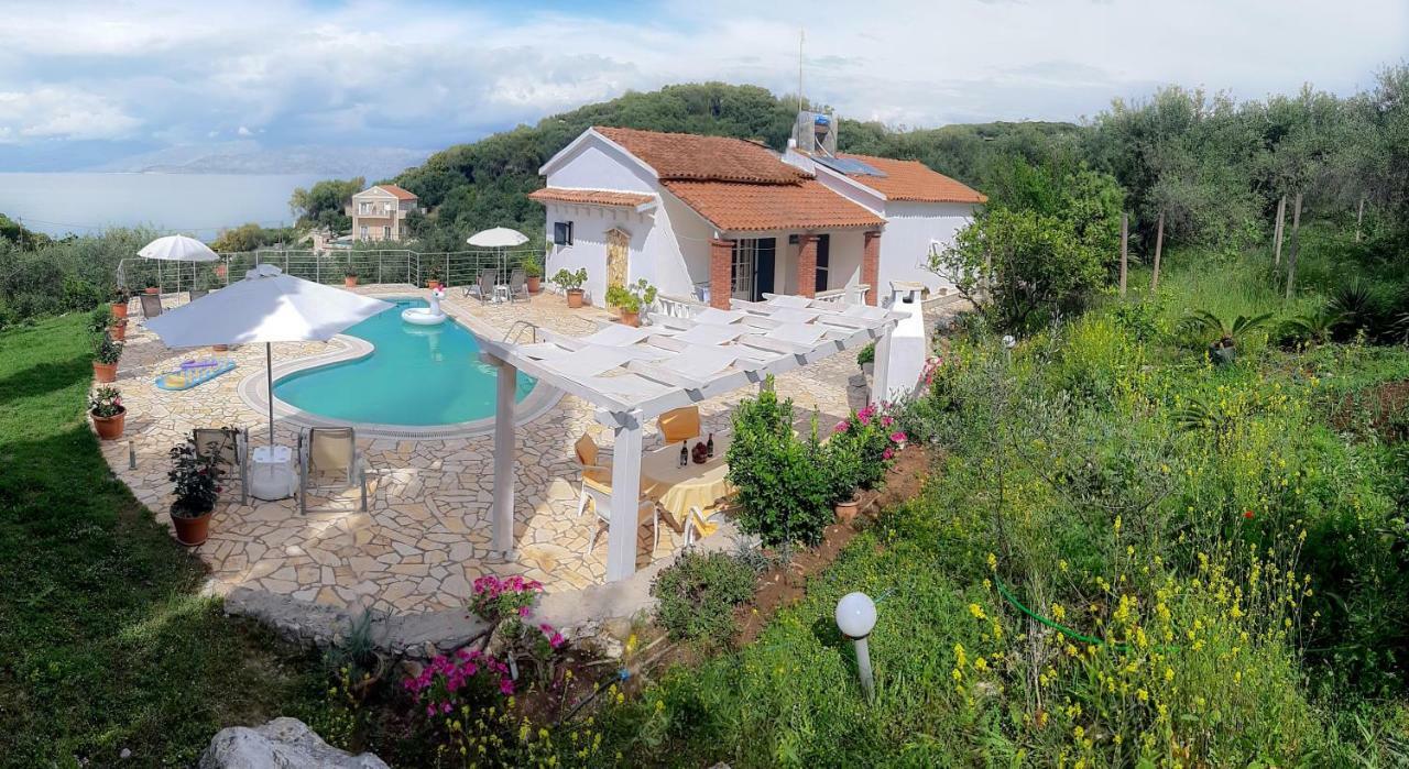 Villa Olive Grove And Sea View Agios Spyridon  المظهر الخارجي الصورة
